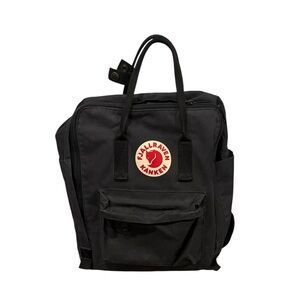 Fjallraven Kanken Black Backpack bag carrying purse laptop Swedish  tote
